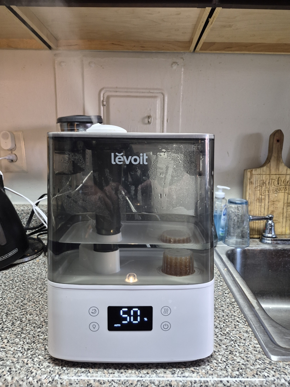Levoit VeSync Classic 300S Ultrasonic Smart Humidifier,White, 1.58g/6L tested

T